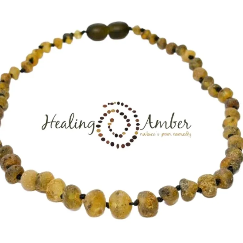 11 inch Raw Amber Necklace