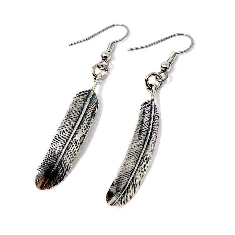 3D Feather Earrings