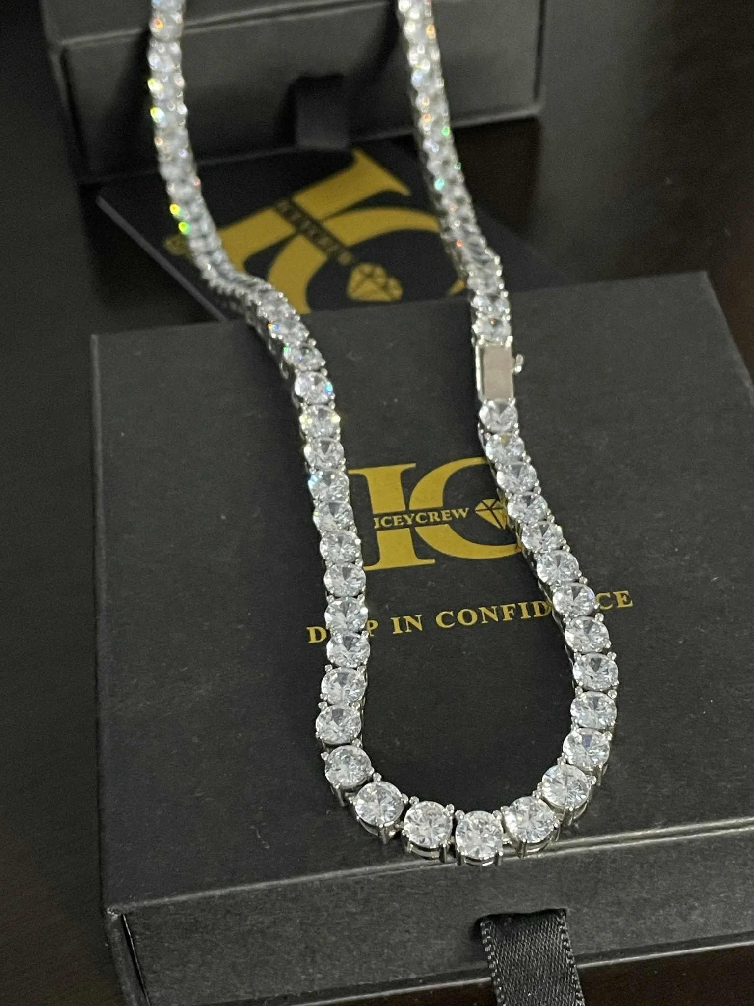 3MM -6MM Iced Out Tennis Chain