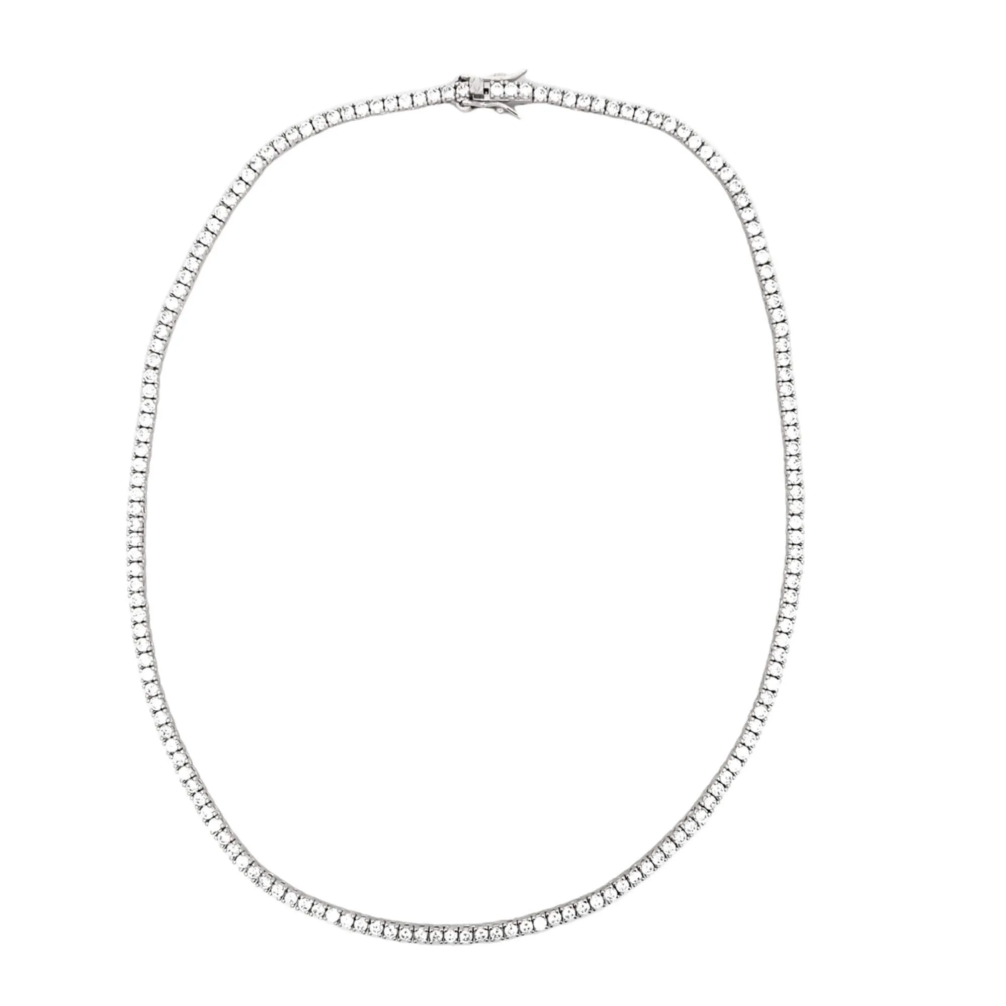 3mm Tennis Basket CZ Bracelet (H276/I429A)