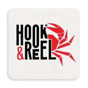 4" Square Custom Drink Coaster, Medium Weight w/ Double Sided Print