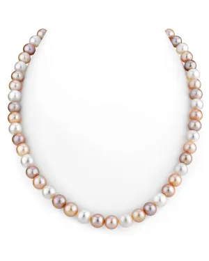 7.0-7.5mm Freshwater Multicolor Pearl Necklace - AAA Quality