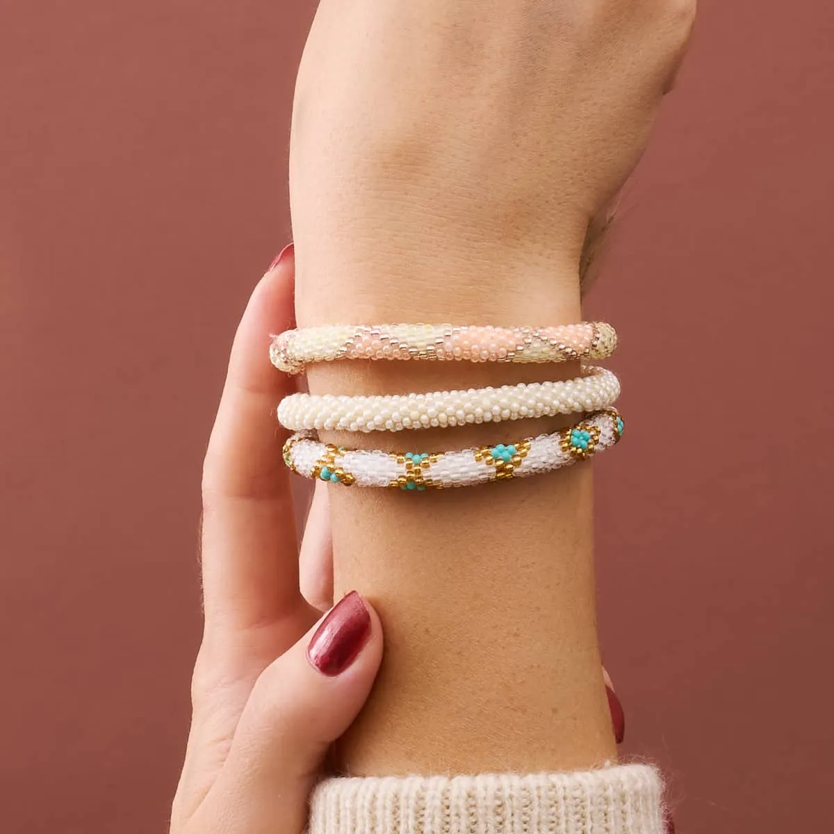 Adorned | Himalayan Glass Bead Bracelet