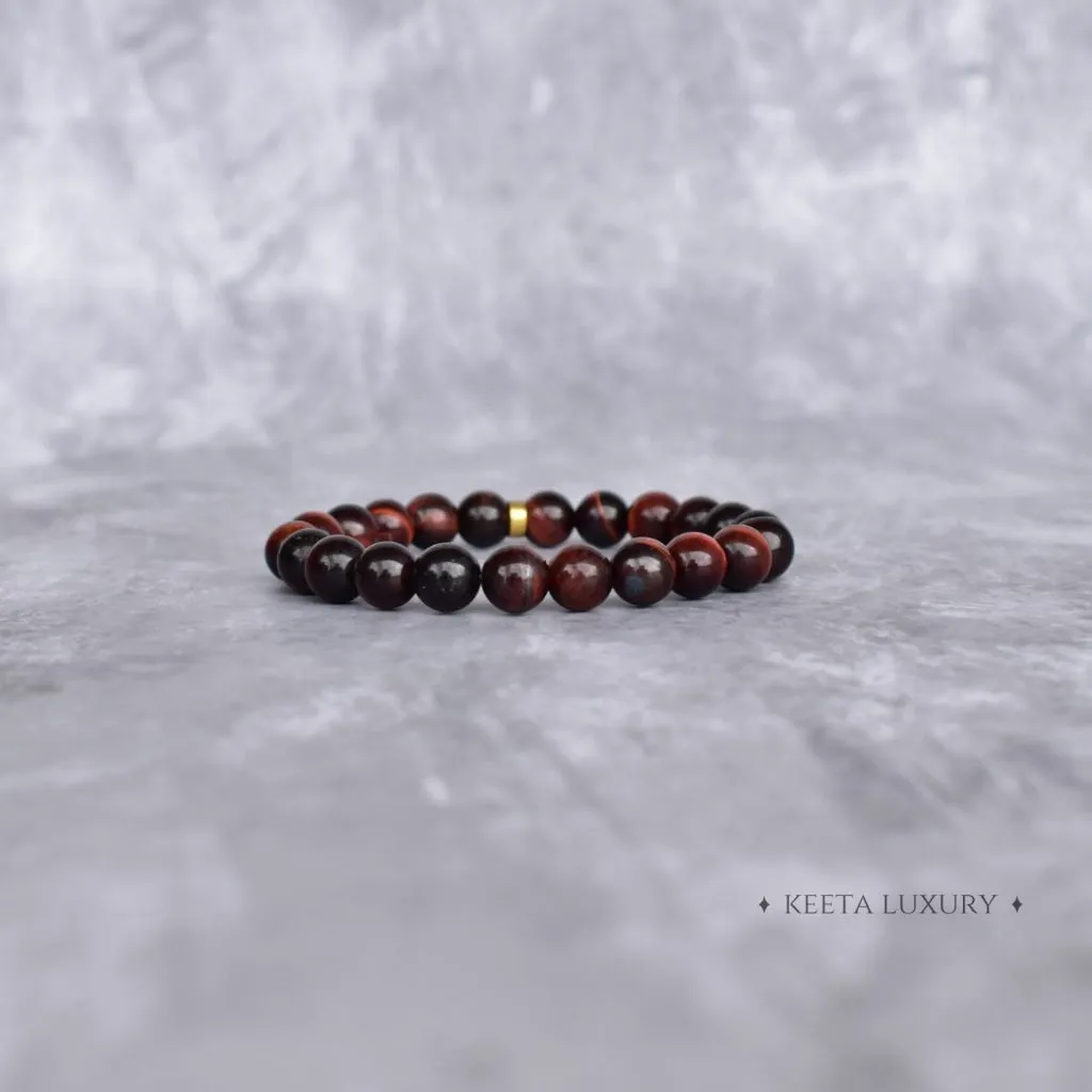 Basic - Red Tiger Eye Bracelet