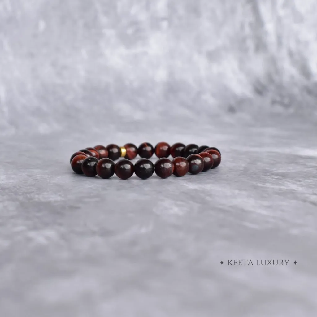 Basic - Red Tiger Eye Bracelet