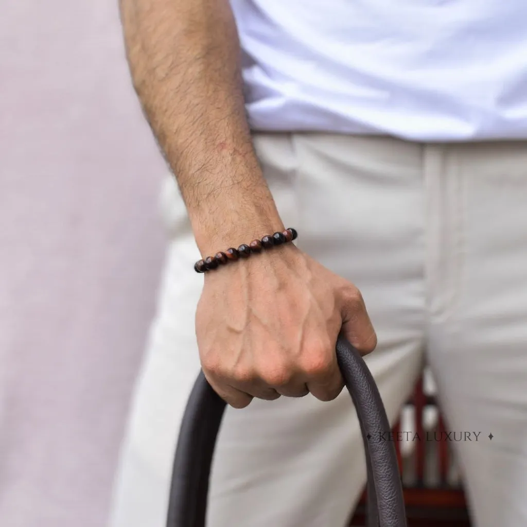 Basic - Red Tiger Eye Bracelet