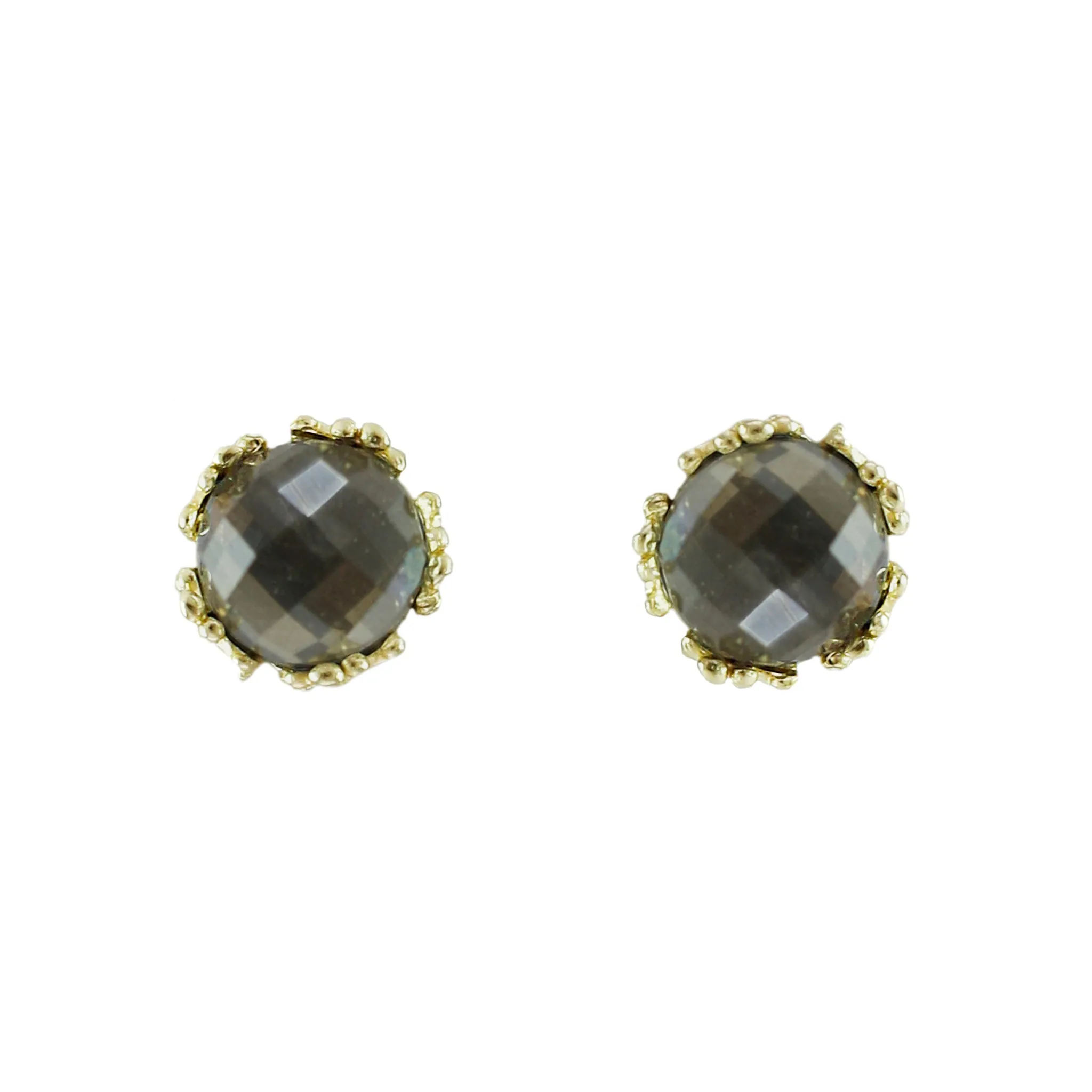 Bethanie Stud Coral Earrings