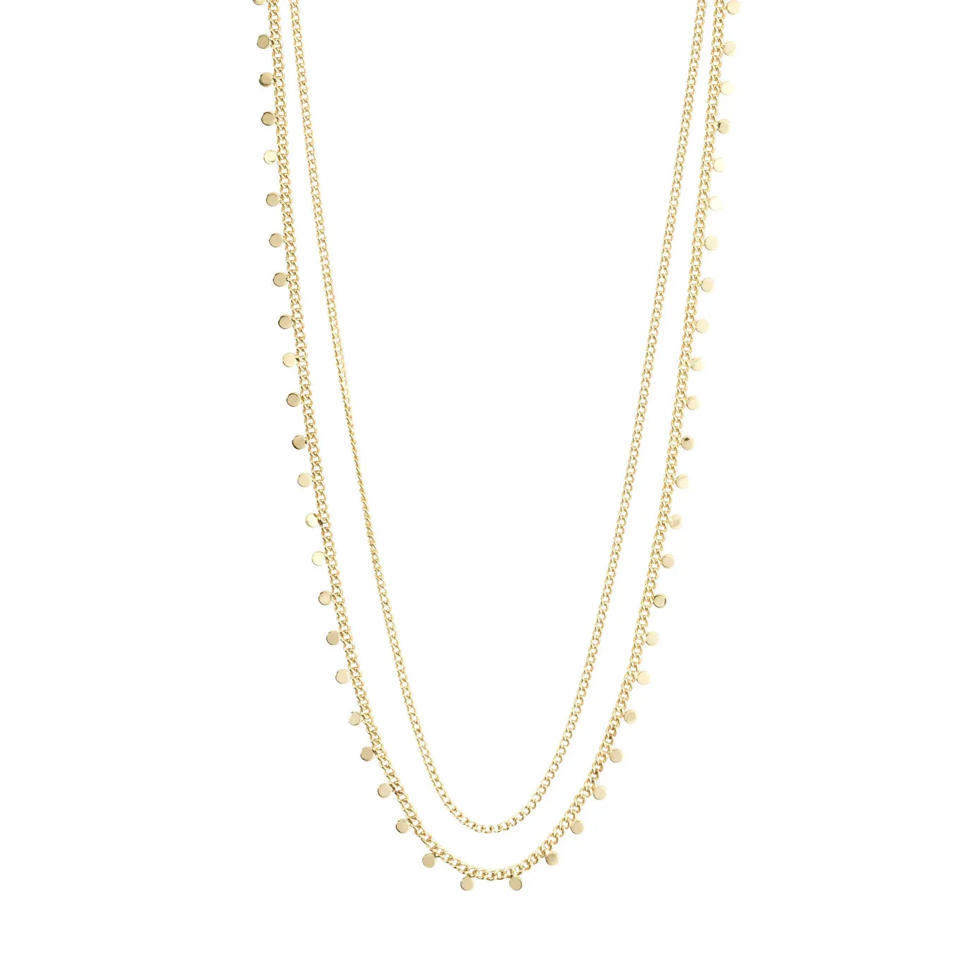 Bloom Gold Plated 2-in-1 Necklace Set