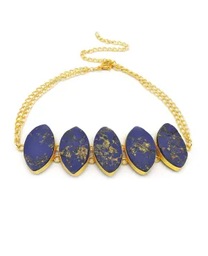 Blue Bhatti Necklace