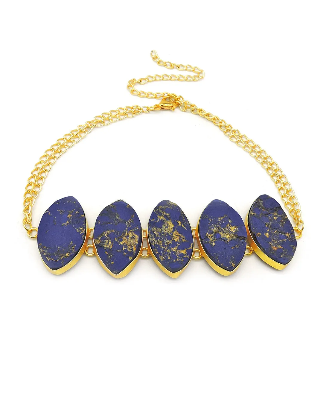 Blue Bhatti Necklace