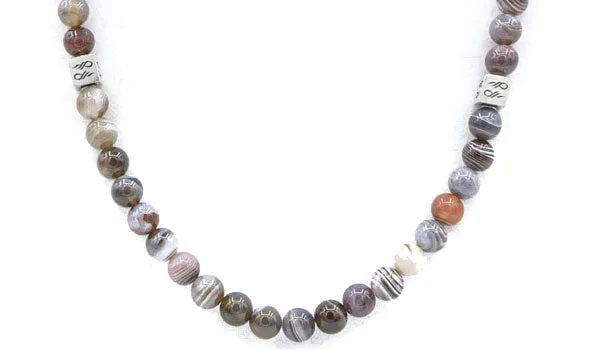 Botswana Natural Gemstone Centerpiece Necklace