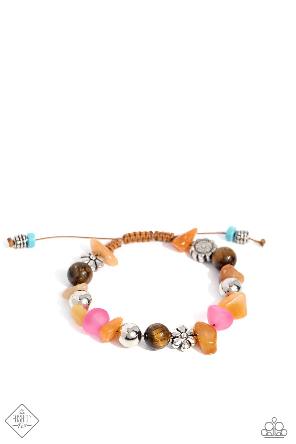 Bracelets Garden Party Pattern - Orange B208