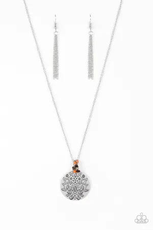 Desert Abundance - Orange Necklace