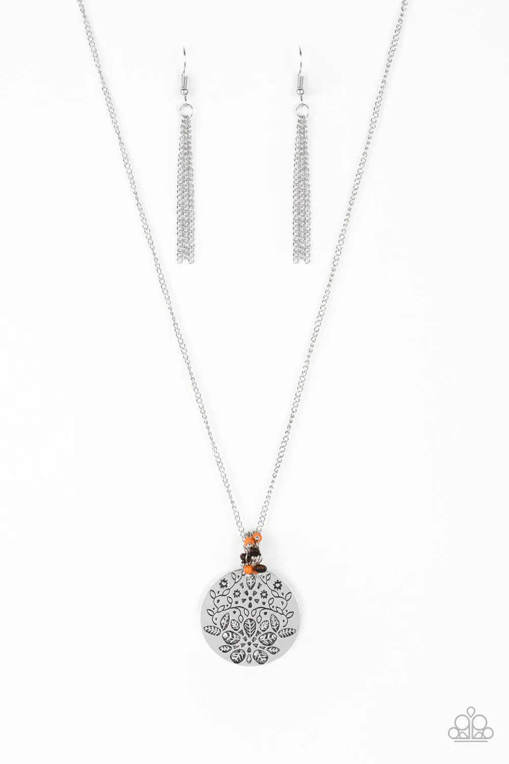 Desert Abundance - Orange Necklace