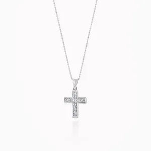 Diamond Pave Cross Necklace