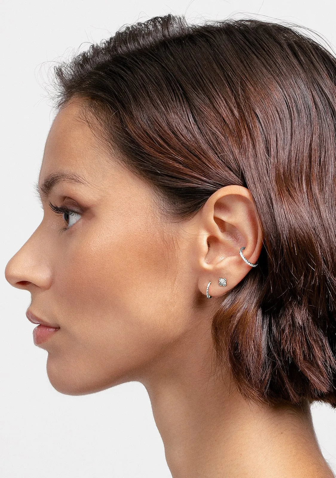 Ear Cuff Stylish Silver