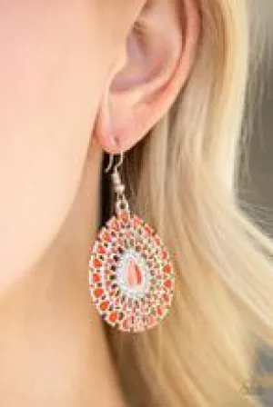 Earrings City Chateau - Orange E107