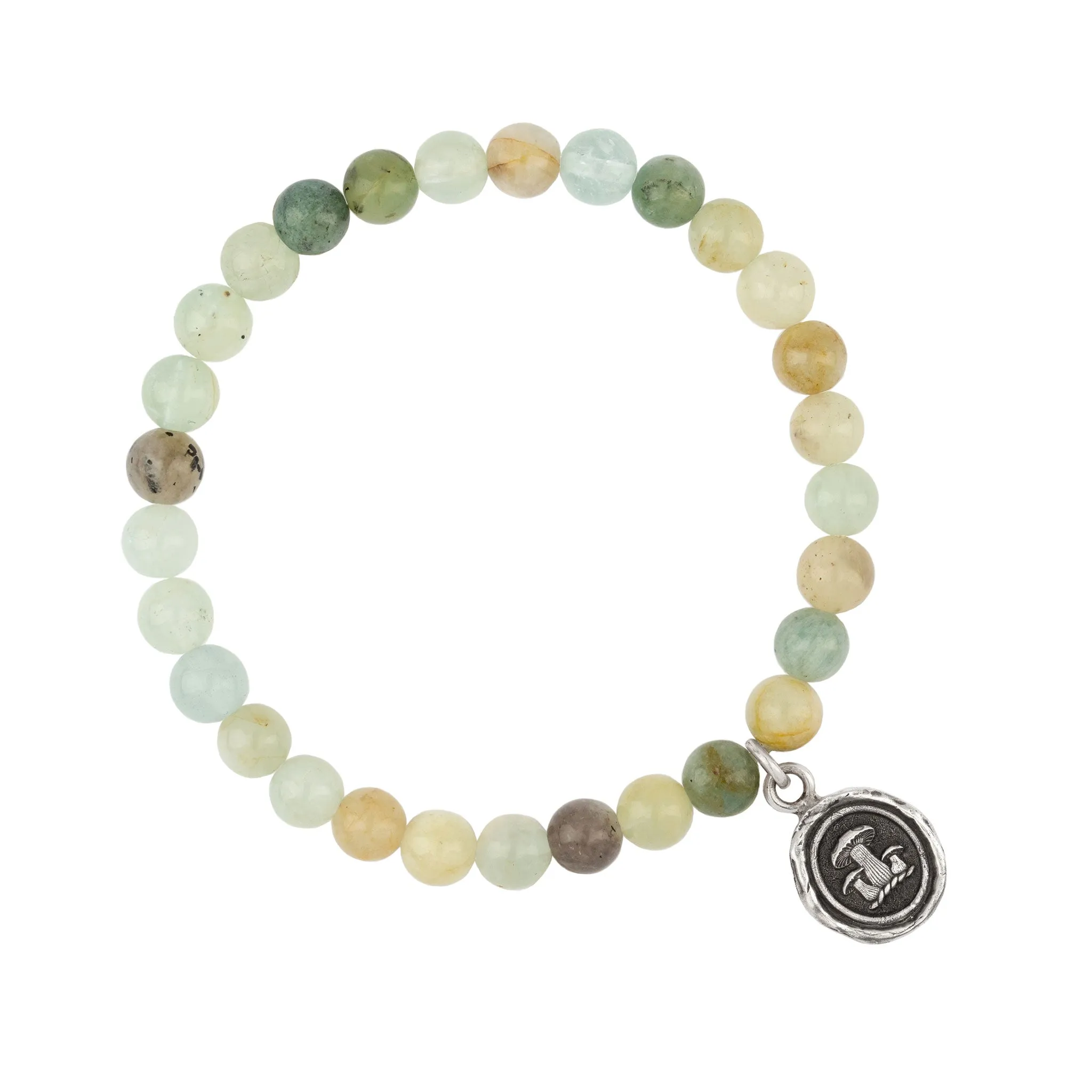 Earthy Appreciation Talisman Stretch Stone Bracelet