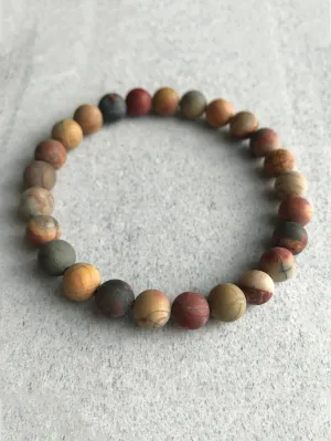 Earthy Stone Decor Beaded Bracelet for Women Crafted Jewelry Stackable Bracelets