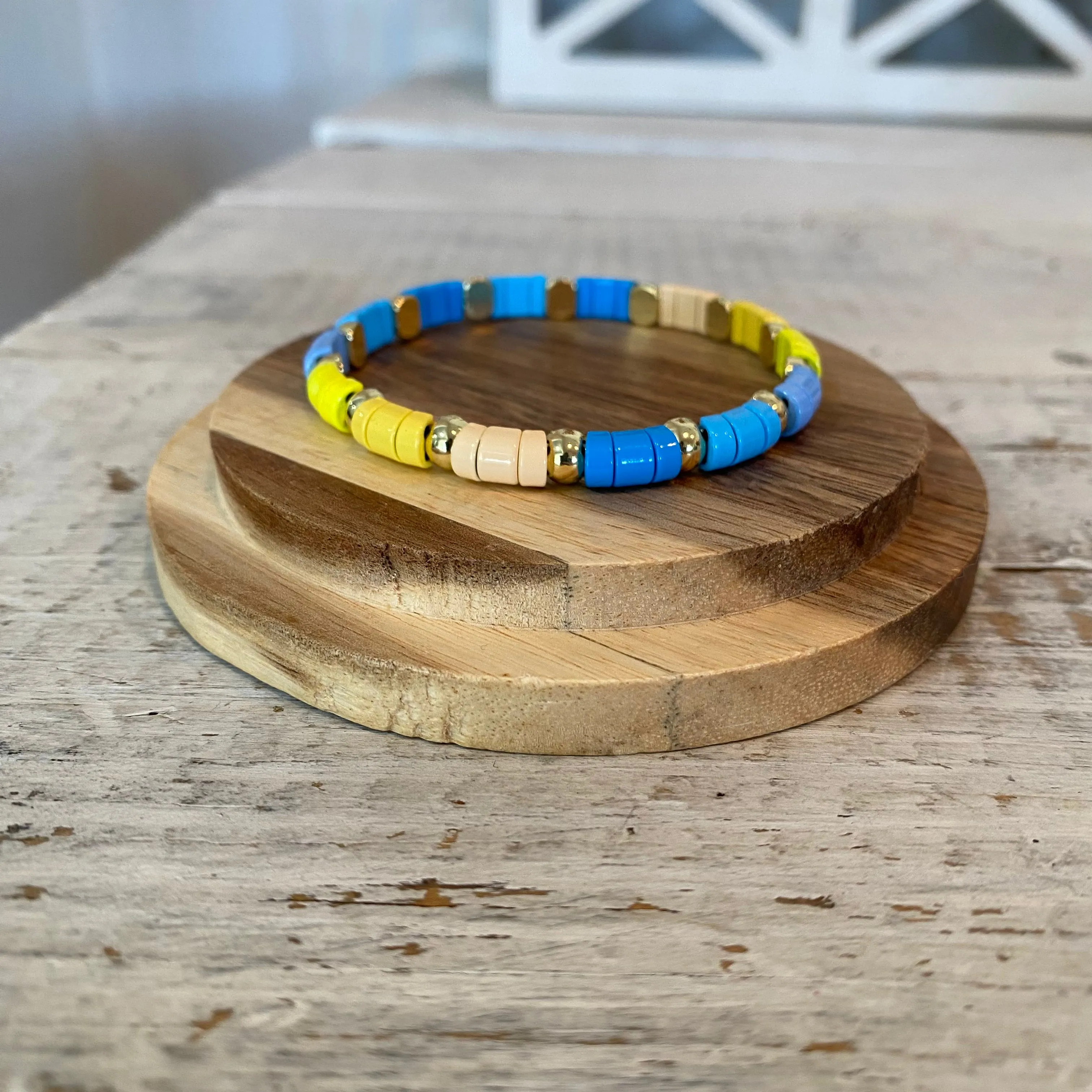 enamel multi-color bracelets (2 very unique options)