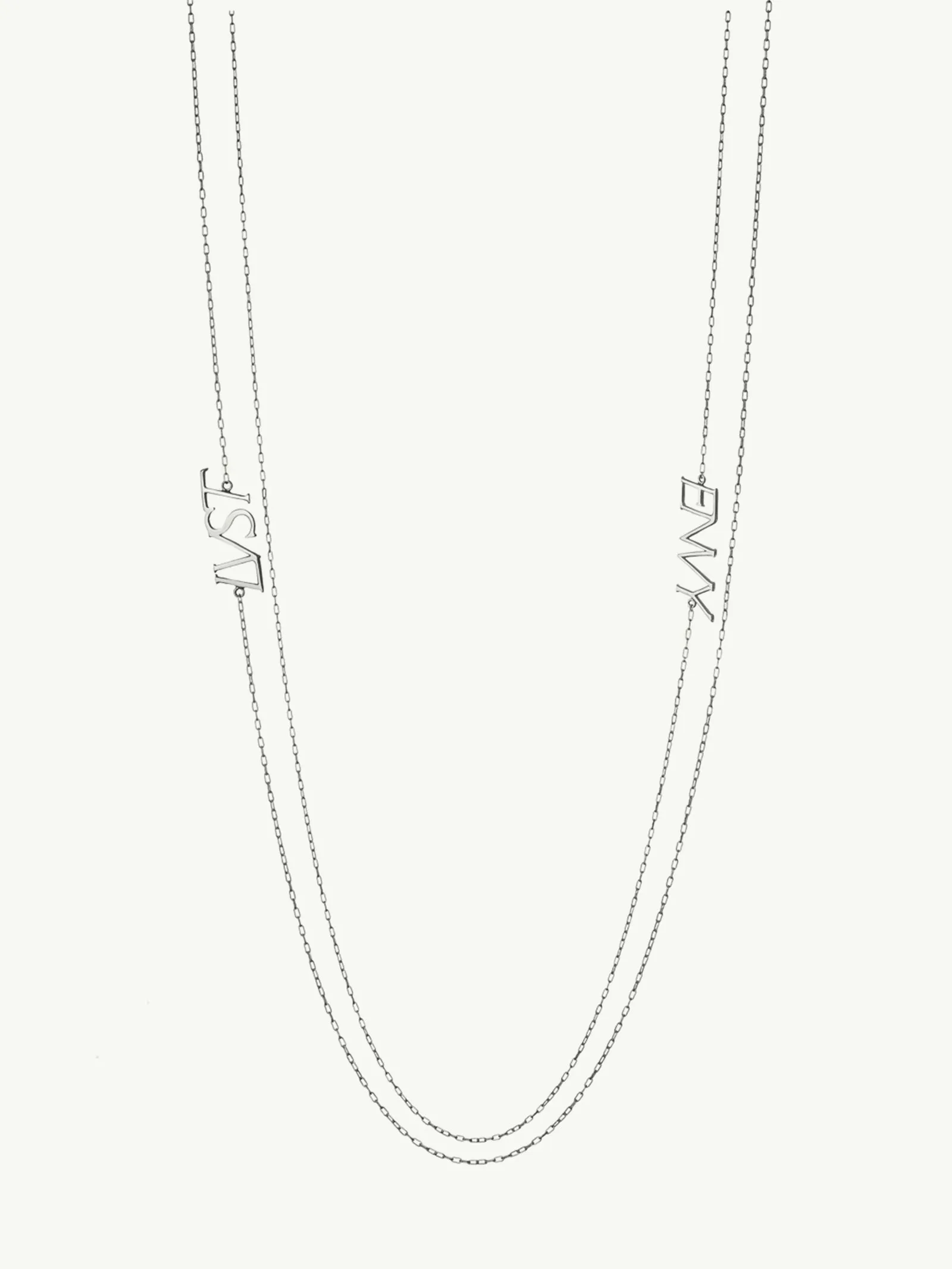 Envy Pendant Necklace In 18K White Gold