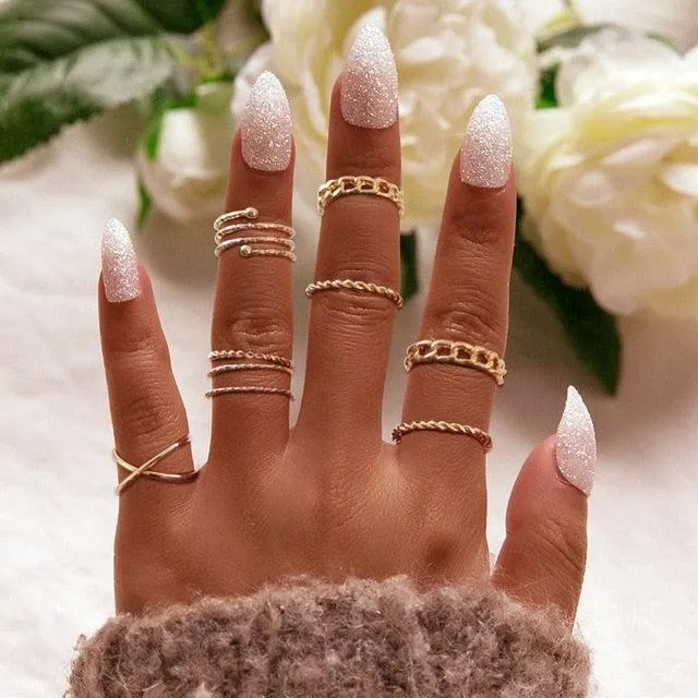 Femme Boho Matching Ring Set