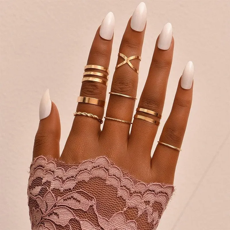 Femme Boho Matching Ring Set