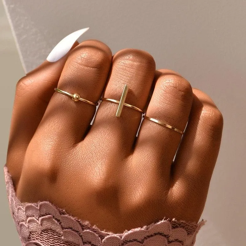 Femme Boho Matching Ring Set