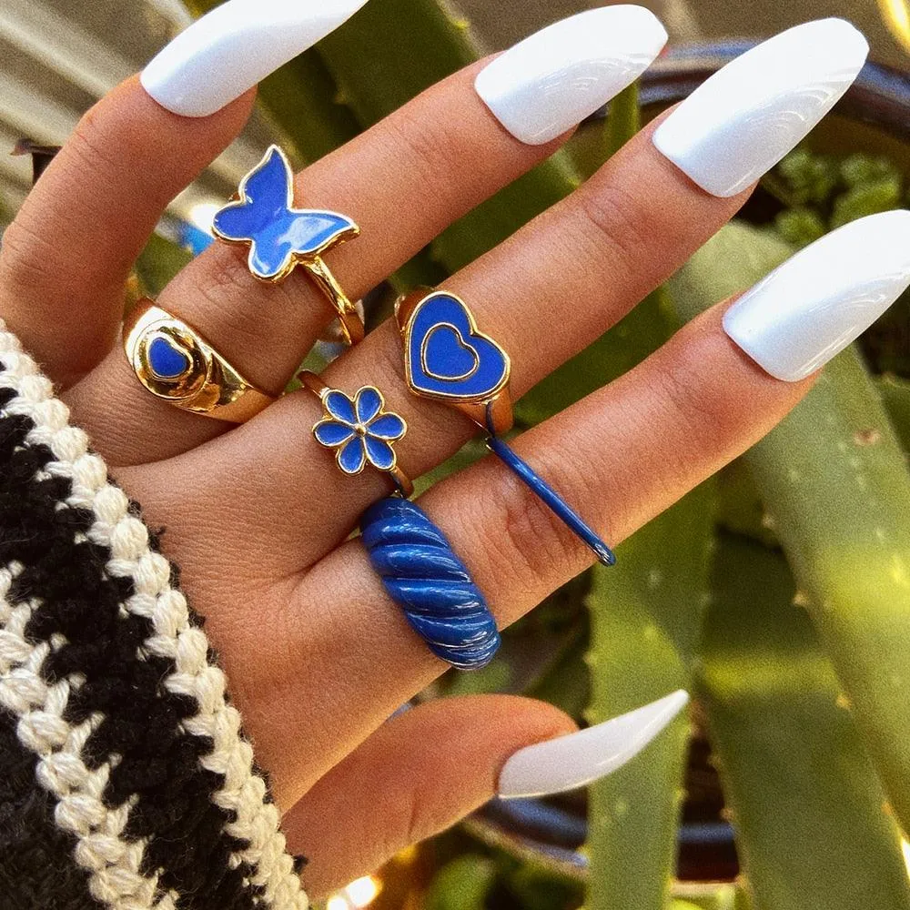 Femme Boho Matching Ring Set