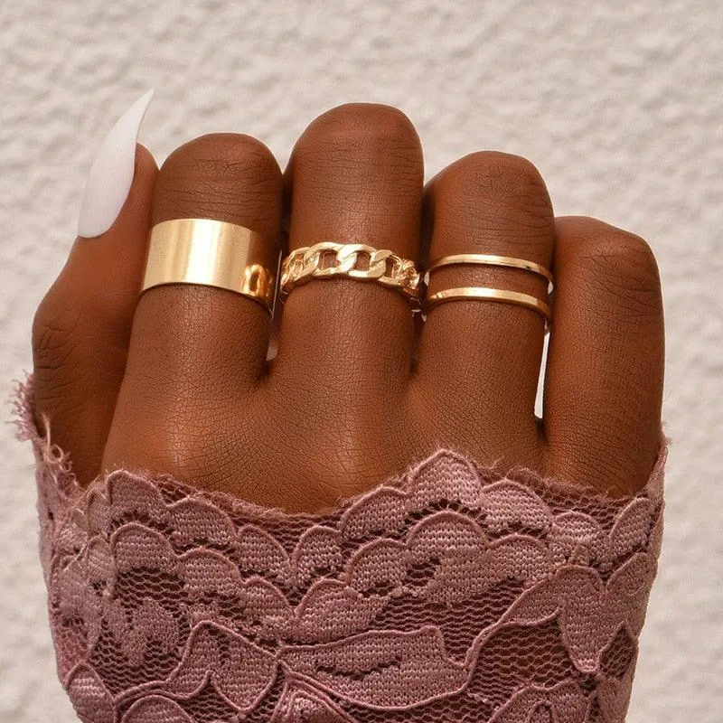 Femme Boho Matching Ring Set