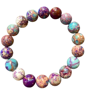 Galaxy Sea Sediment 10mm Bracelet