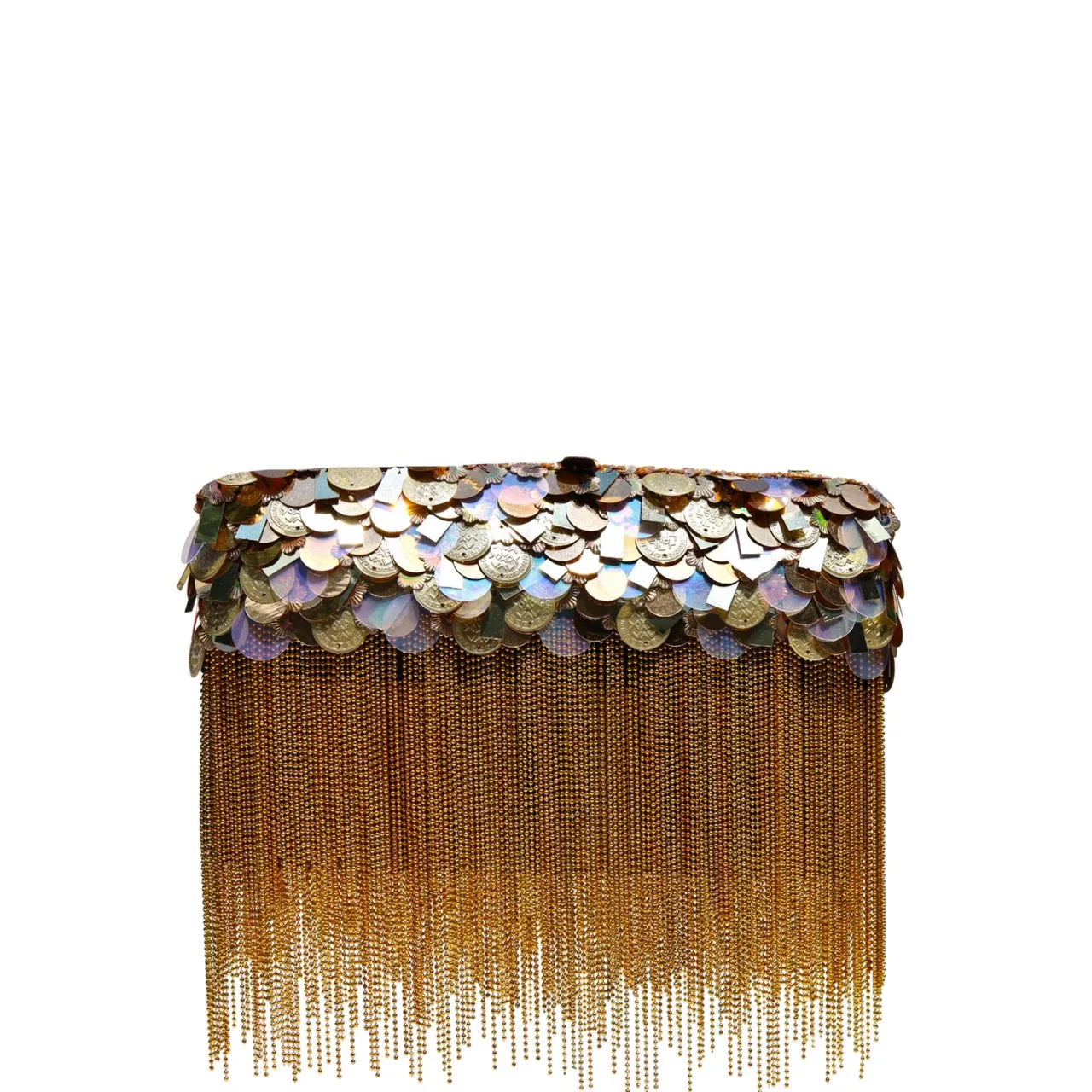 Gold Shimmy Ombre' Clutch