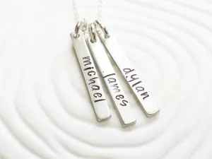 Itty Bitty Name Tag Necklace | Mother's Necklace