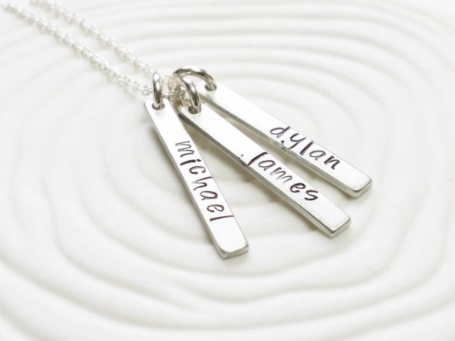 Itty Bitty Name Tag Necklace | Mother's Necklace