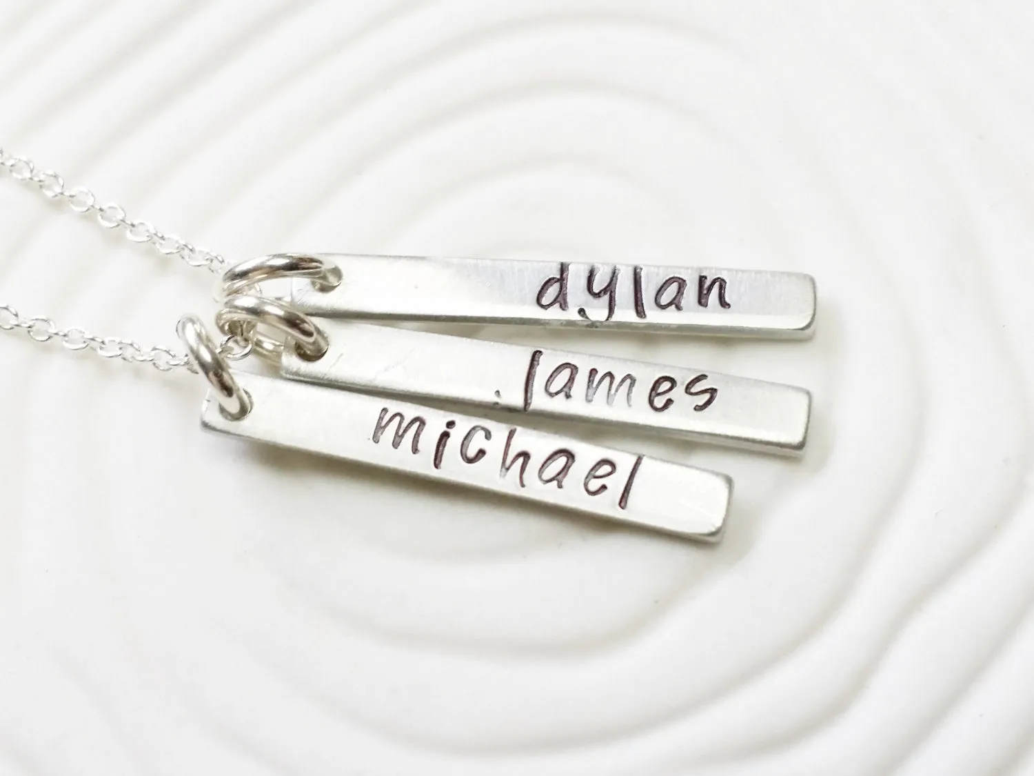 Itty Bitty Name Tag Necklace | Mother's Necklace