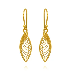 KHAYA GOLD SMALL EARRINGS FILIGREE