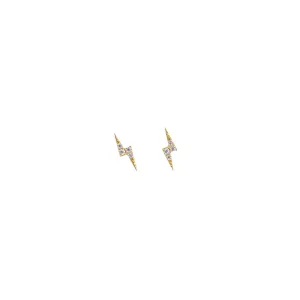 Lightning Studs | 10K Gold