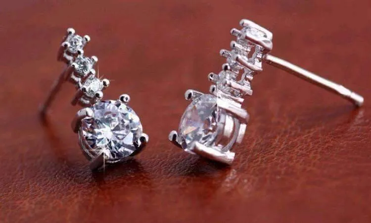 Little Dipper IOBI Crystals Stud Earrings For Woman