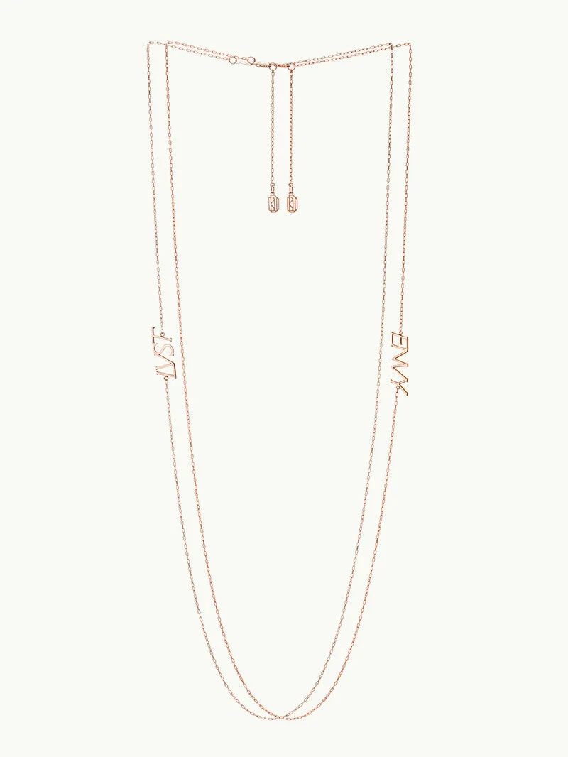 Lust Pendant Necklace In 18K Rose Gold