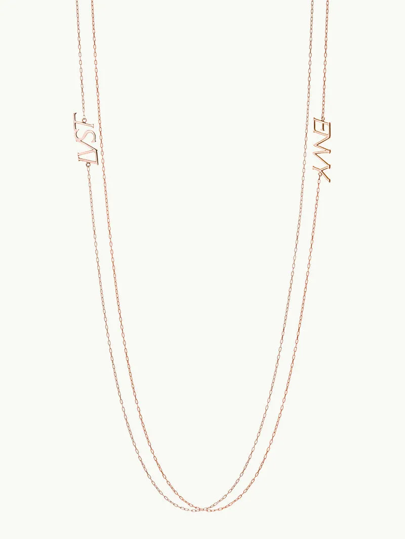 Lust Pendant Necklace In 18K Rose Gold