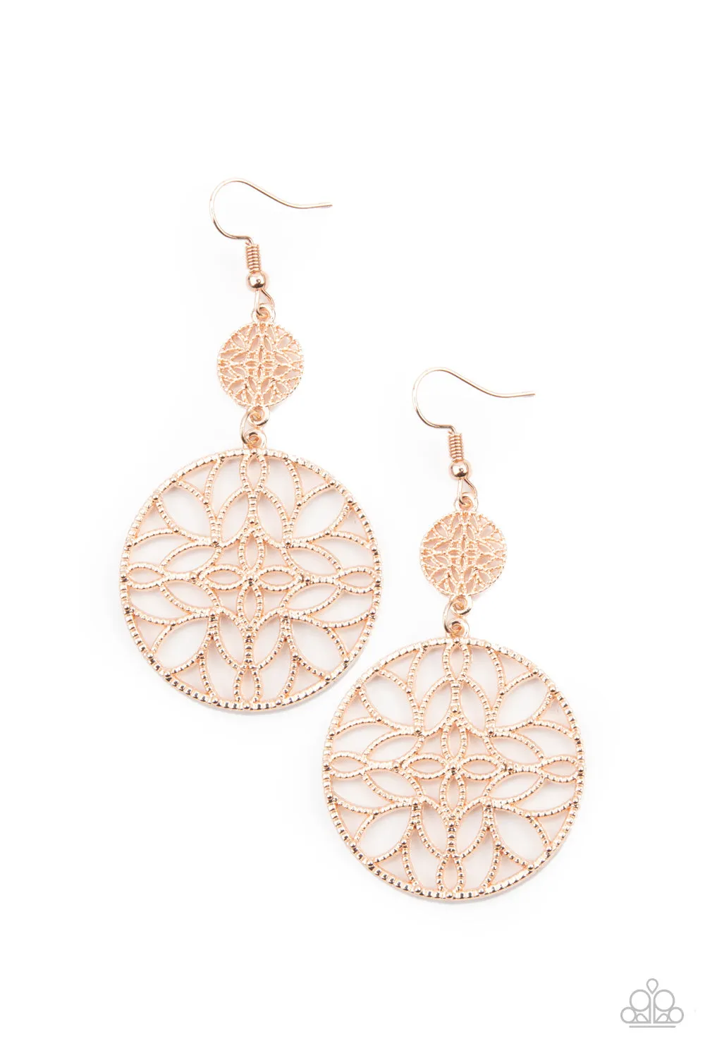 Mandala Eden - Rose Gold Earring