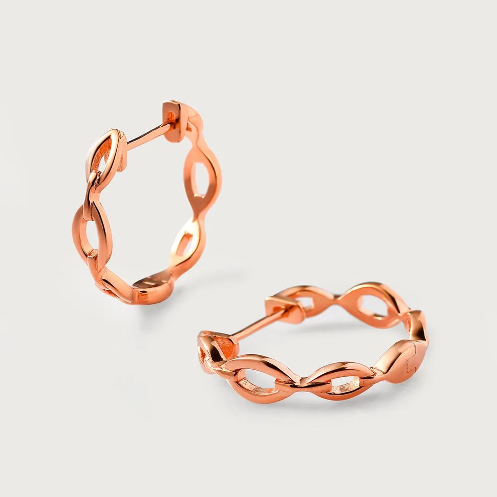 Molto Multi Link Hoop Earrings