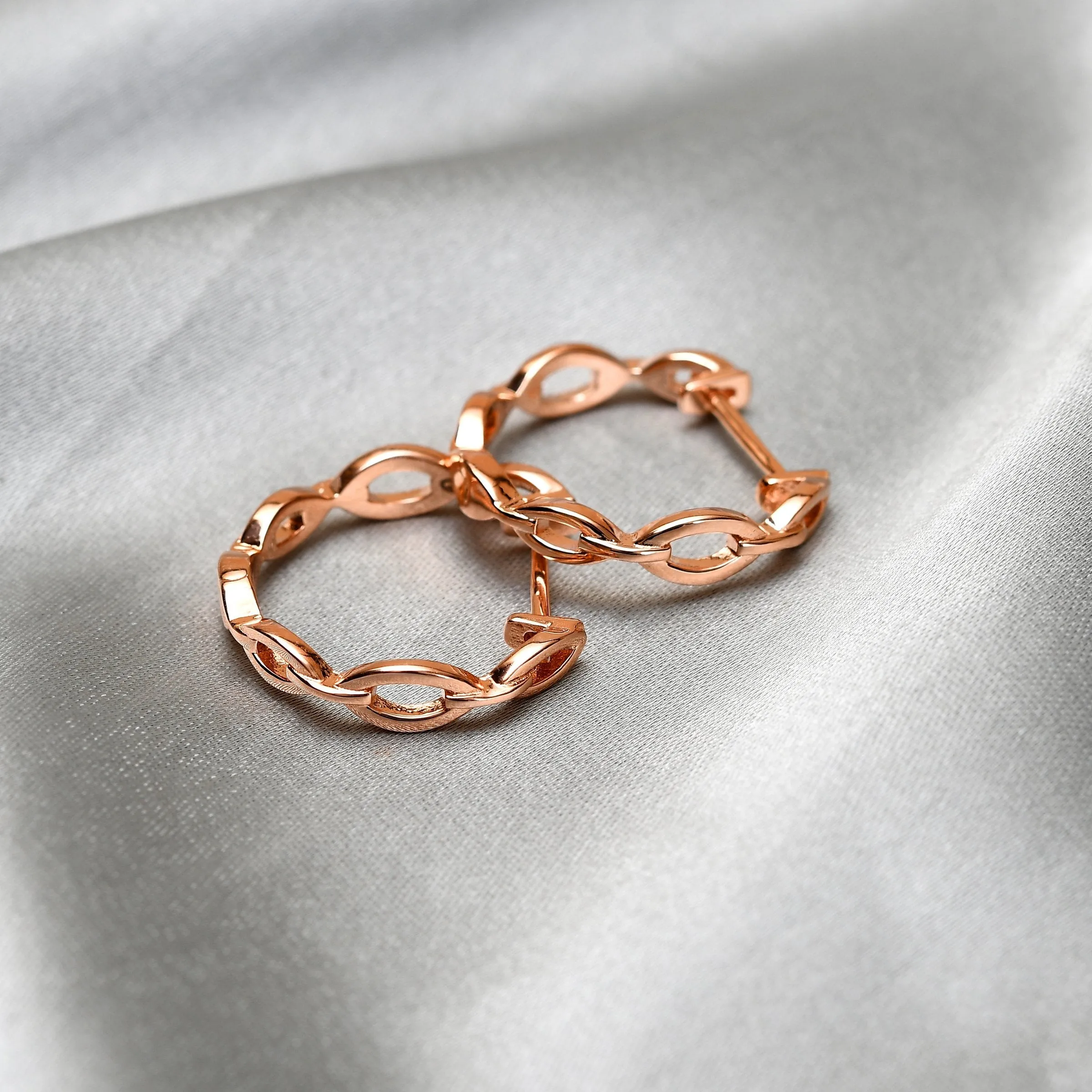 Molto Multi Link Hoop Earrings