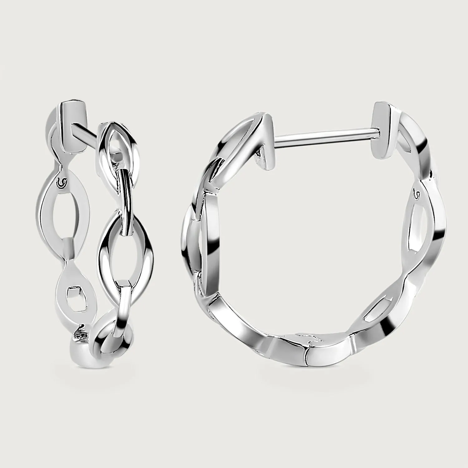 Molto Multi Link Hoop Earrings