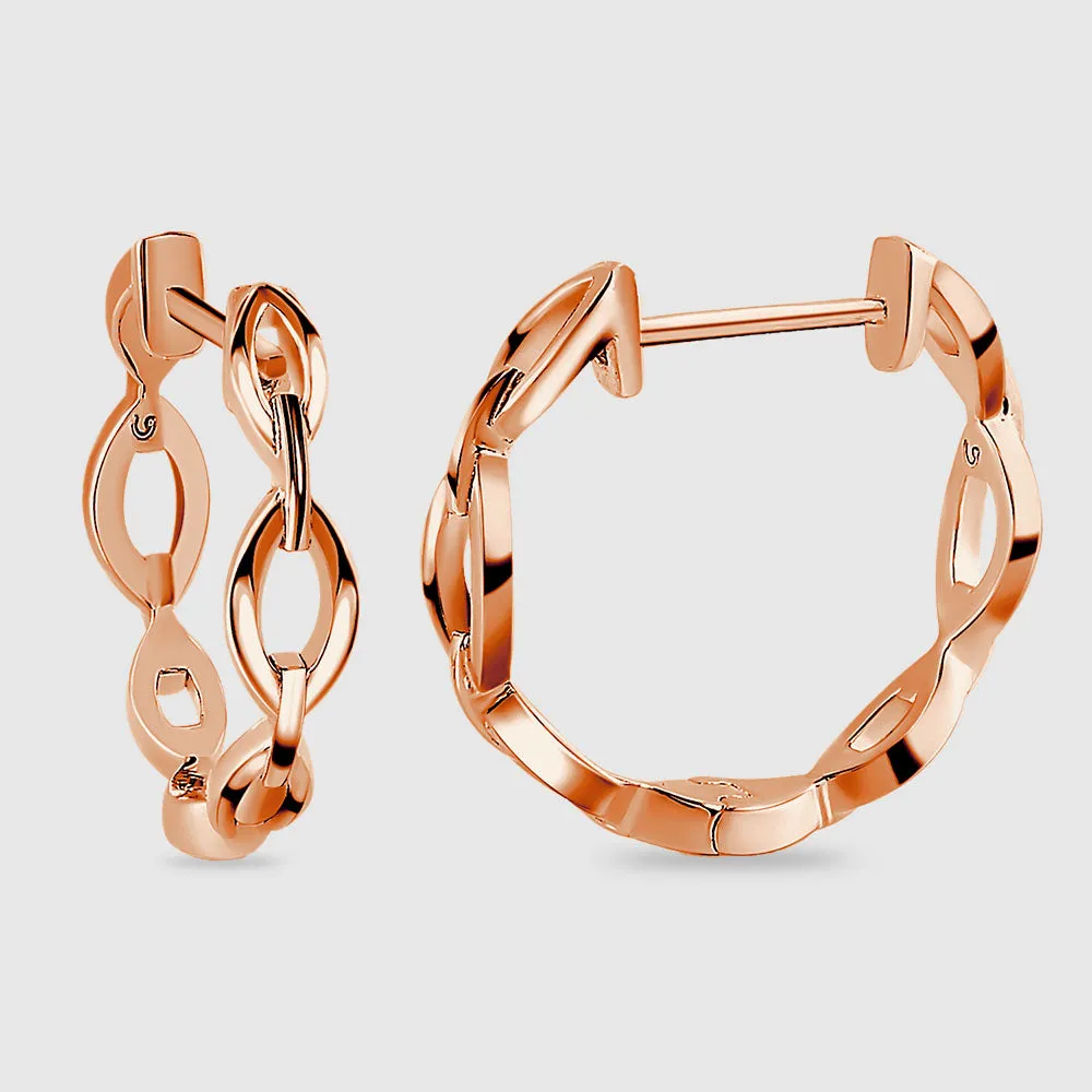 Molto Multi Link Hoop Earrings