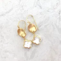 Mother of Pearl Hook Earrings