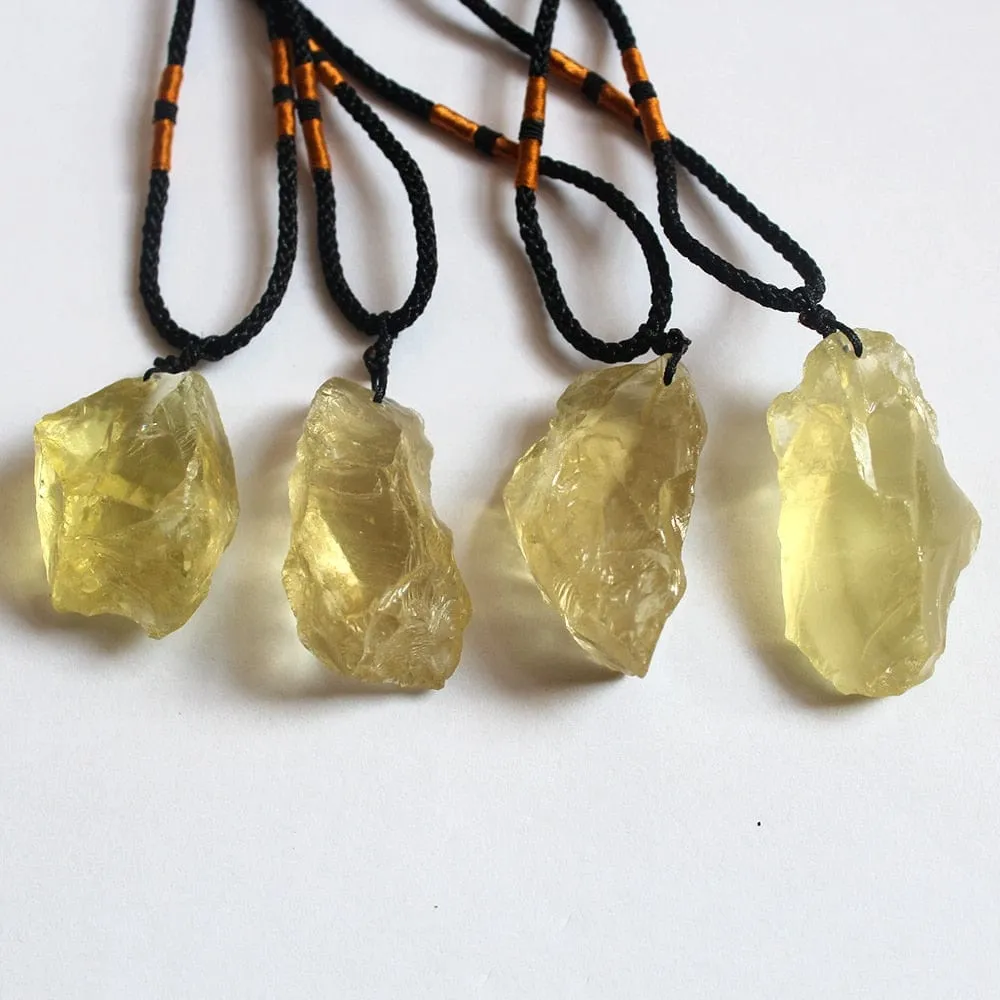 Natural Citrines Quartz Necklace