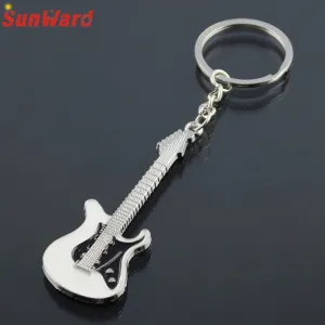 New Fashion Guitar Keychain For Bag Handbag Key Ring Car Key Pendant Amazing Aug Hot Selling