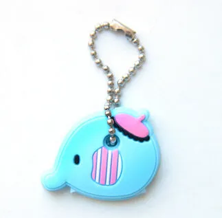 One piece Silicone Key Cover For Women Key Cap Stitch Keychain Cartoon Key Chains Cute Key Holder Gifts fj309 YOUREM