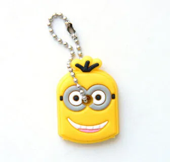 One piece Silicone Key Cover For Women Key Cap Stitch Keychain Cartoon Key Chains Cute Key Holder Gifts fj309 YOUREM